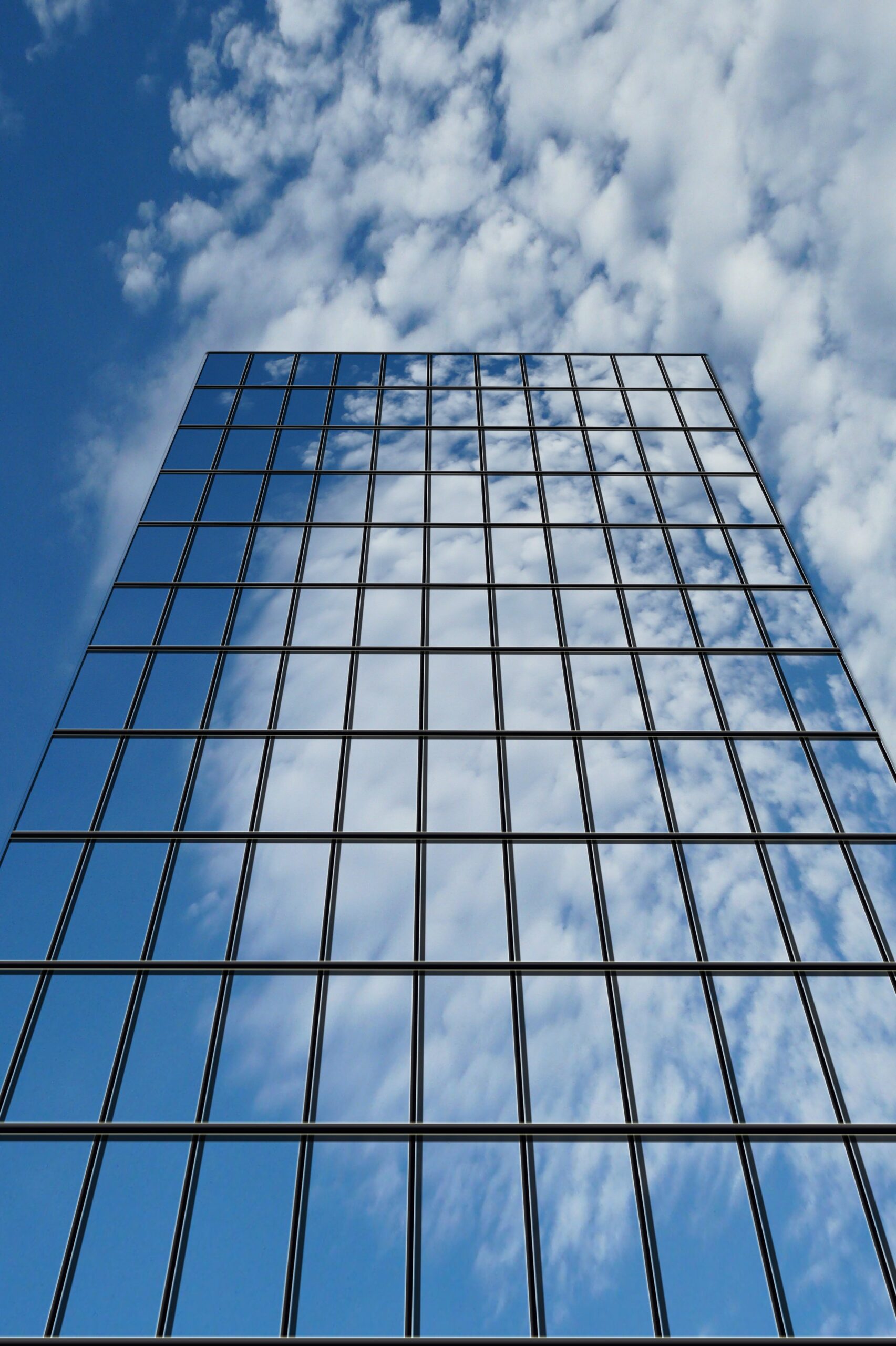 building under a blue sky